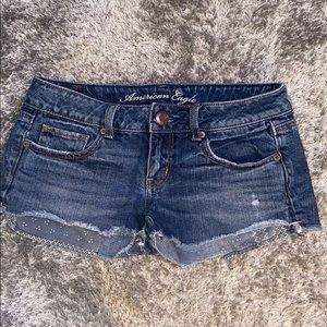 Blue jeans shorts
